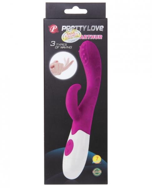 Pretty Love Arthur Waving Silicone Rabbit Vibrator Purple-Pretty Love-Sexual Toys®