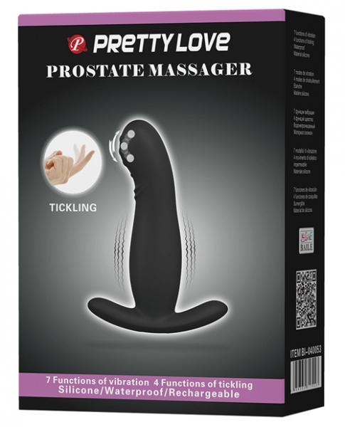 Pretty Love Vibrating Prostate Massager 7 Function Black-Pretty Love-Sexual Toys®