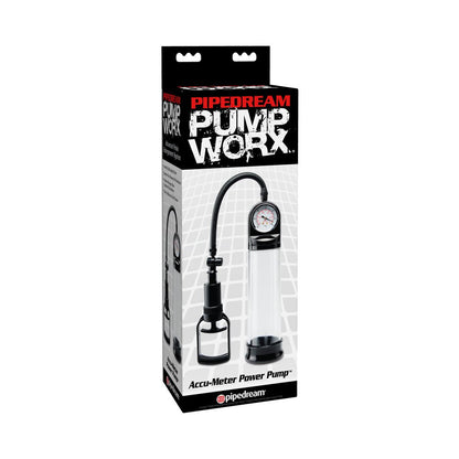 Pump Worx Accu-Meter Power Pump Black-Pipedream-Sexual Toys®