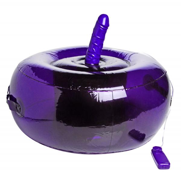 Purple Inflatable Seat With Vibrating Dong-Trinity Vibes-Sexual Toys®