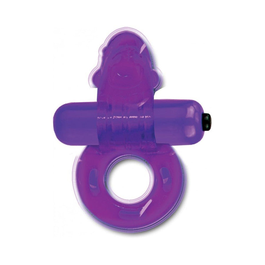 Purrrfect Pet Cock Ring Tickle Me Dolphin Purple-Hott Products-Sexual Toys®