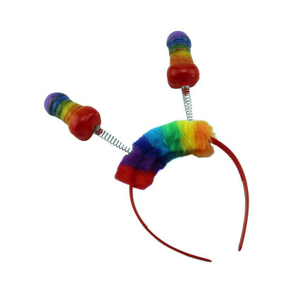Rainbow Pecker Bopper Head Band O/S-Hott Products-Sexual Toys®