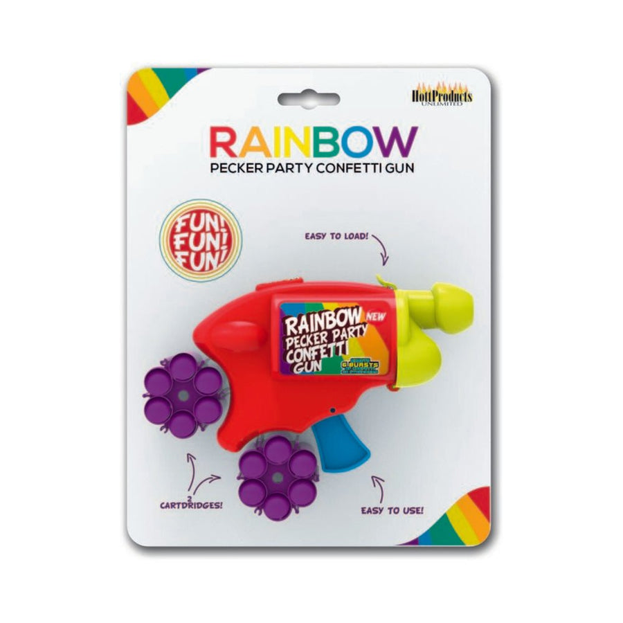 Rainbow Pecker Confetti Gun-Hott Products-Sexual Toys®
