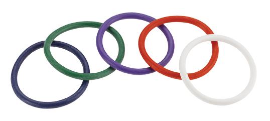 Rainbow Rubber C Ring 5 Pack - 2 inch-blank-Sexual Toys®