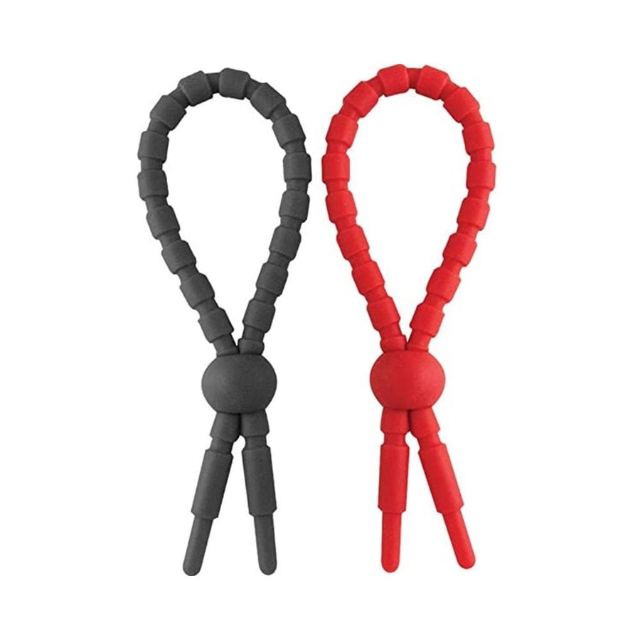Ram Ultra Clinchers Cock Ties 2 Pack Red, Black-Nasstoys-Sexual Toys®
