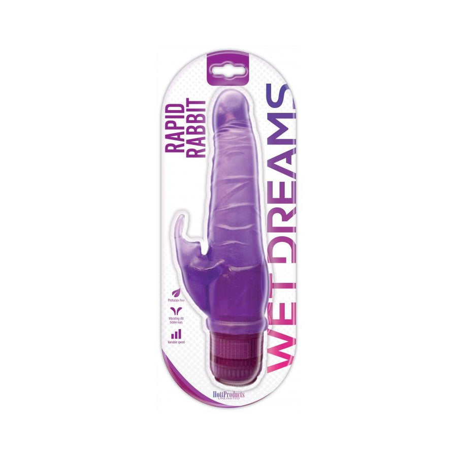 Rapid Rabbit Purple Vibrator-Hott Products-Sexual Toys®