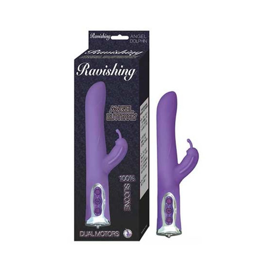 Ravishing Angel Butterfly Silicone 7 Function Waterproof Purple-Nasstoys-Sexual Toys®