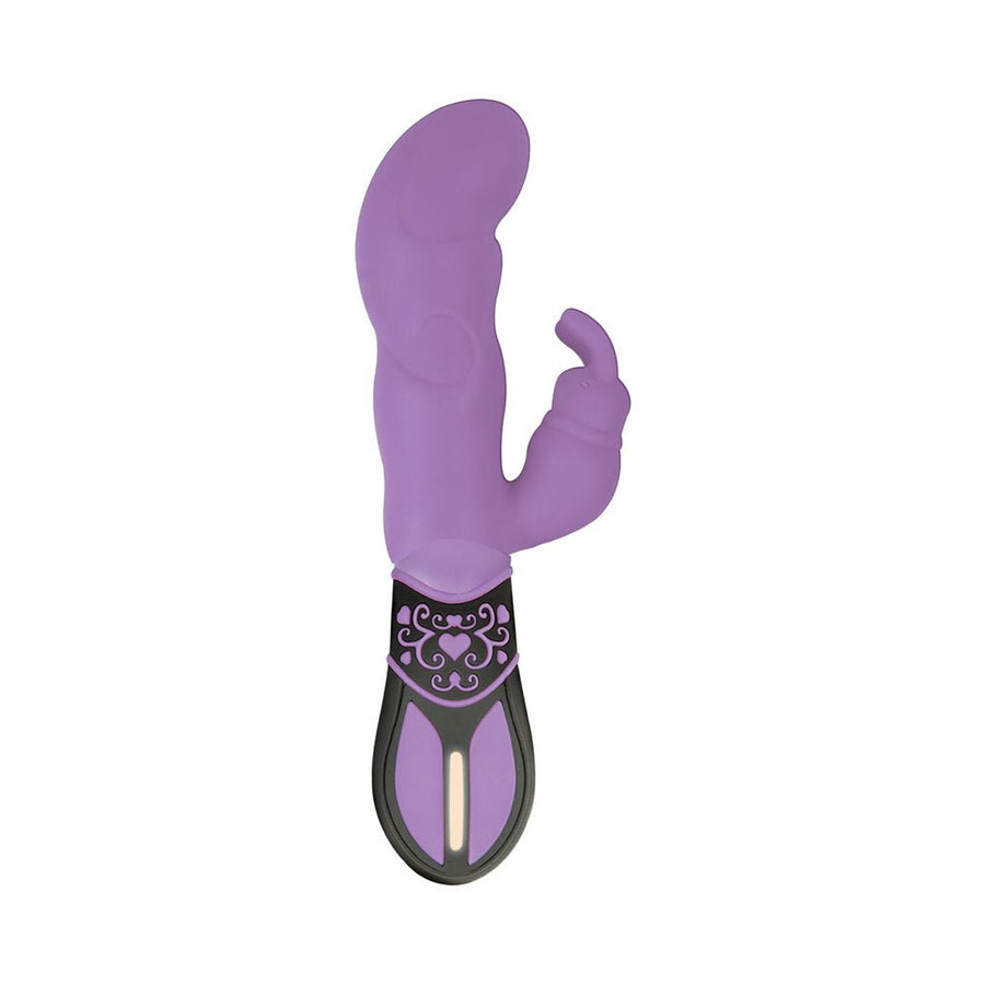 Ravishing Rabbit Lover Silicone 10 Function Waterproof-purple-Nasstoys-Sexual Toys®