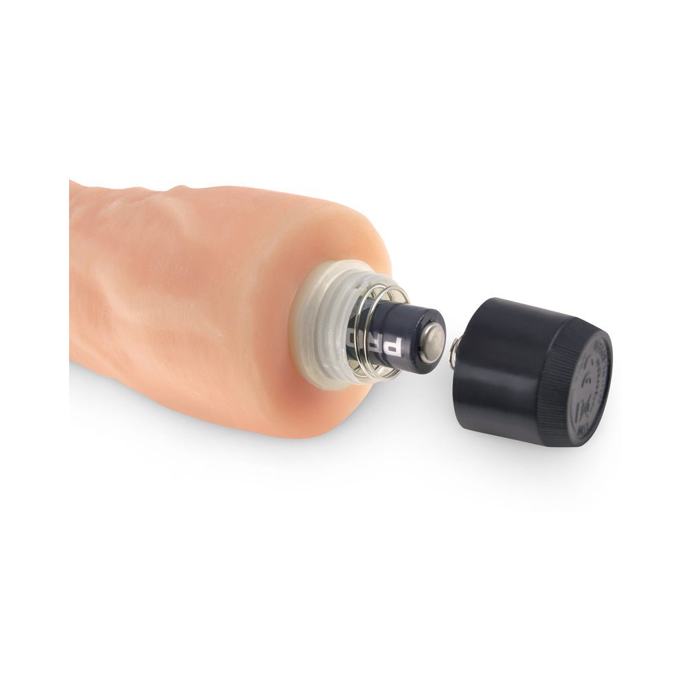Real Feel Lifelike Toyz No. 6 Beige Vibrating Dildo-blank-Sexual Toys®