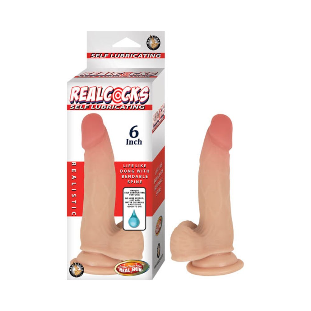 Realcocks Self Lubricating 6&quot;-flesh-Nasstoys-Sexual Toys®