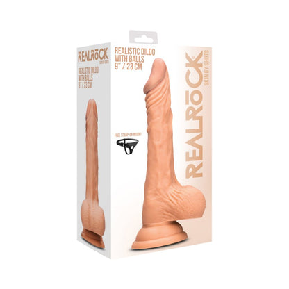 Realrock - 9 inches Realistic Dildo With Balls-Shots-Sexual Toys®