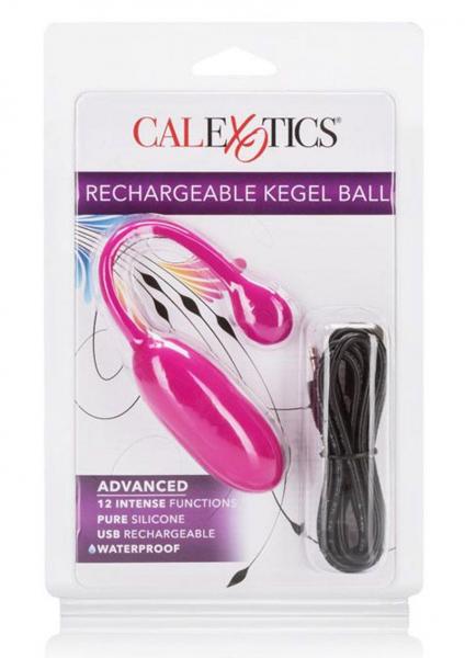 Rechargeable Kegel Ball Advanced Pink 12 Functions-Cal Exotics-Sexual Toys®