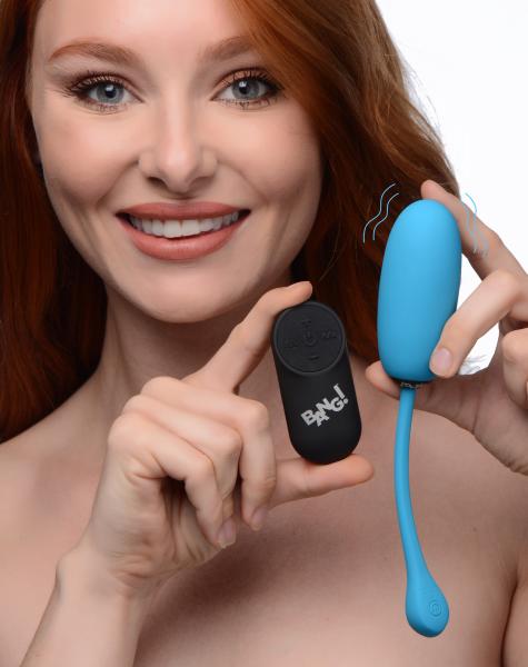 Remote Control 28x Silicone Plush Egg - Blue-Bang-Sexual Toys®