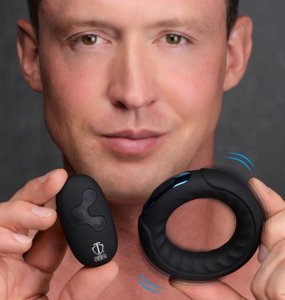 Remote Control 7x Silicone Cock Ring-Trinity Vibes-Sexual Toys®