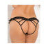 Rene Rofe All Access Crotchless Panty Black M/L-Rene Rofe-Sexual Toys®