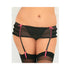 Rene Rofe Crotchless Garter Thong Black 3X/4X-Rene Rofe-Sexual Toys®