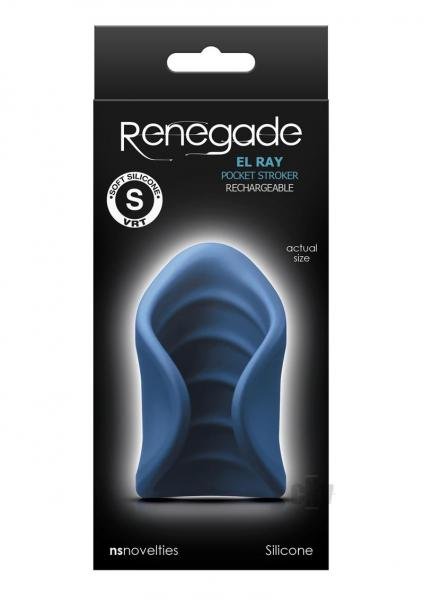 Renegade El Ray Pocket Stroker Blue-blank-Sexual Toys®