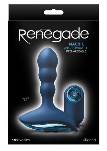 Renegade Mach 1 with Remote Blue Prostate Massager-NS Novelties-Sexual Toys®