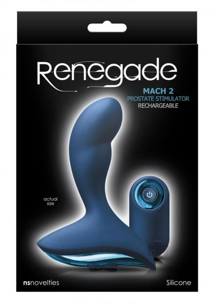 Renegade Mach 2 Blue Prostate Massager-NS Novelties-Sexual Toys®