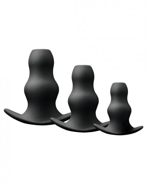 Renegade Peeker Kit Black Hollow Butt Plugs-NS Novelties-Sexual Toys®