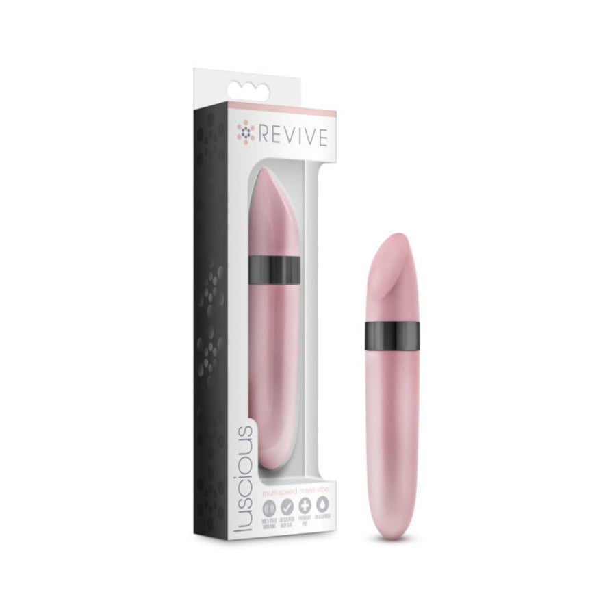 Revive - Luscious - Multispeed Travel Vibe - Rose Gold-Blush-Sexual Toys®