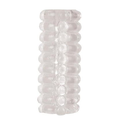 Ribbed Reversible Masturbation Stroker Clear-blank-Sexual Toys®