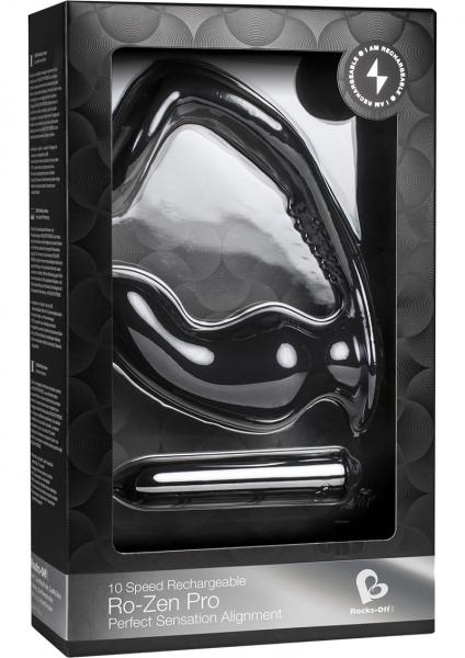 Ro-Zen Pro Rechargeable 10X Black Prostate Massager-blank-Sexual Toys®