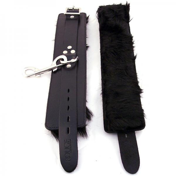Rouge Fur Wrist Cuffs Black-blank-Sexual Toys®