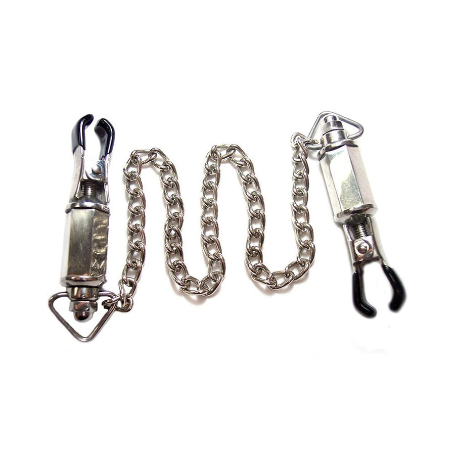 Rouge Nipple Clamps w/Weights-Rouge Garments-Sexual Toys®