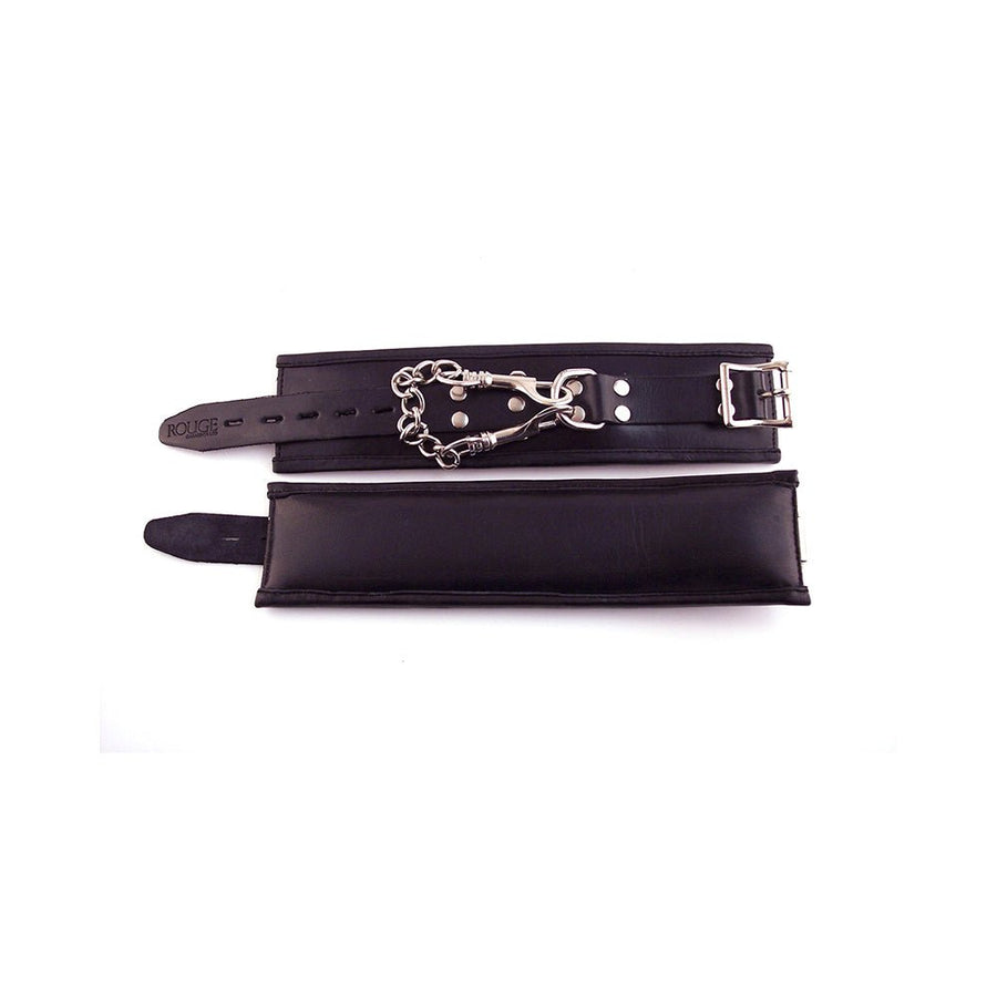 Rouge Padded Leather Wrist Cuffs Black-blank-Sexual Toys®