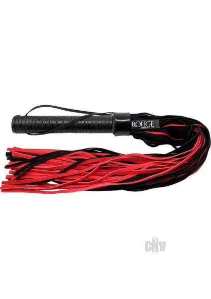 Rouge Suede Flogger Black/red-blank-Sexual Toys®