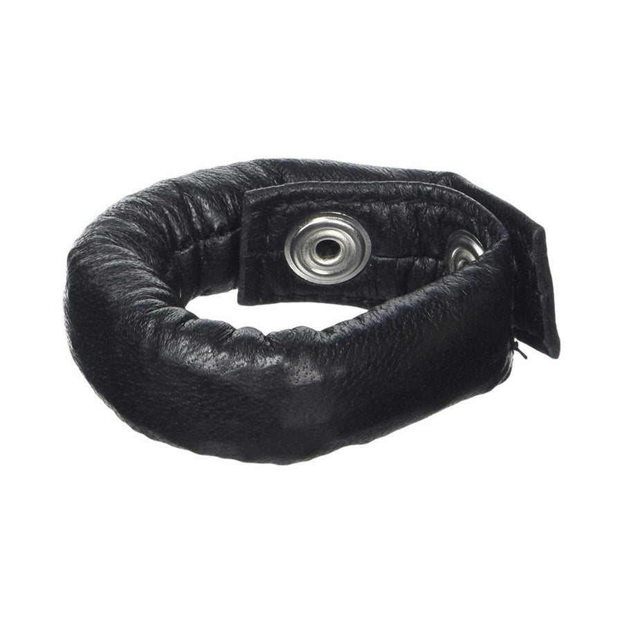 Rouge Weighted Cock Strap Black Leather-blank-Sexual Toys®