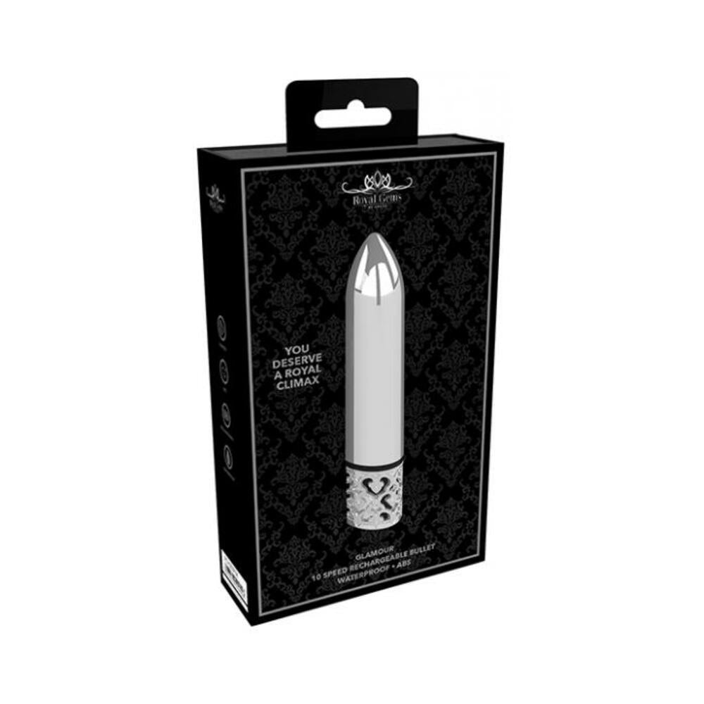 Royal Gems - Glamour - Abs Rechargeable Bullet - Rose Gold-blank-Sexual Toys®
