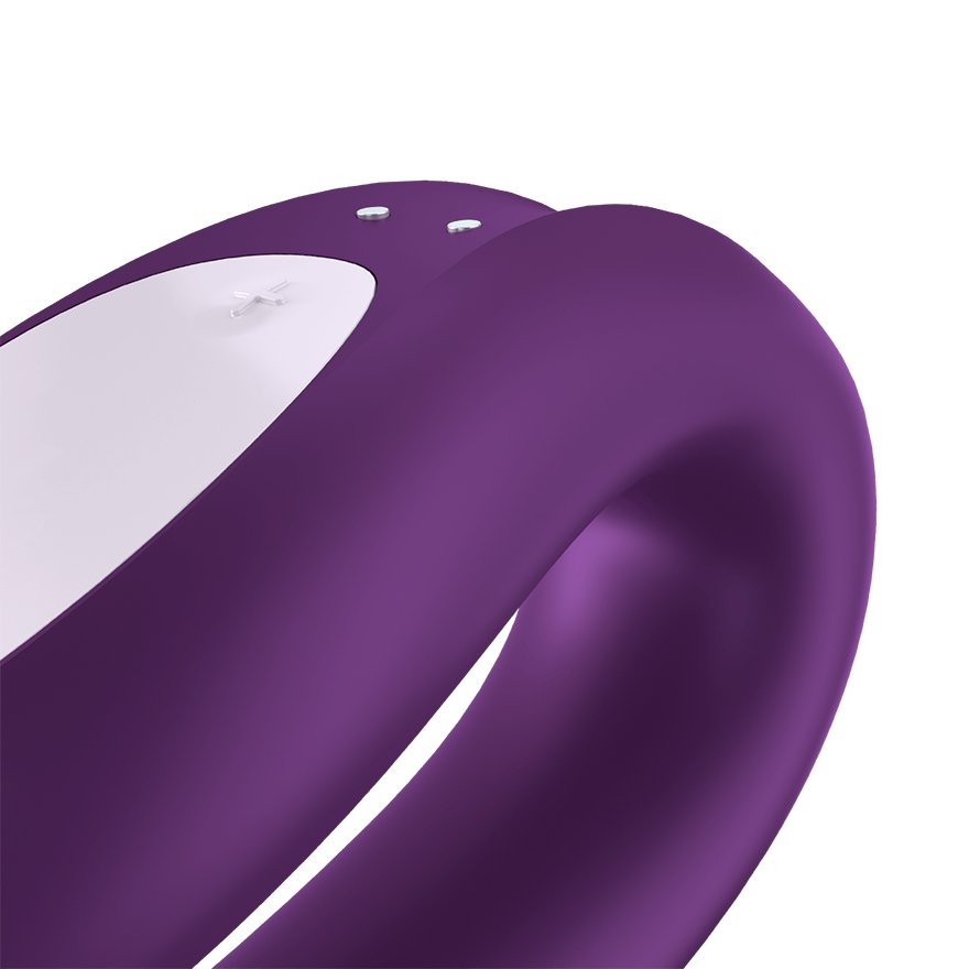 Satisfyer Double Joy Violet W/ App (net)-blank-Sexual Toys®