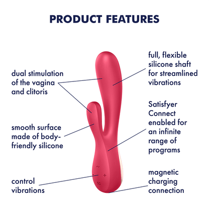 Satisfyer Mono Flex - Red-Satisfyer-Sexual Toys®