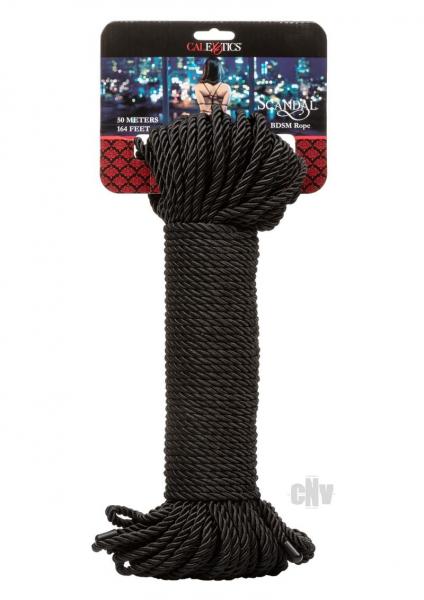 Scandal BDSM Rope 164 feet Black-Scandal-Sexual Toys®