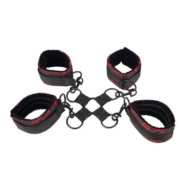 Scandal Hog Tie Black/Red-blank-Sexual Toys®
