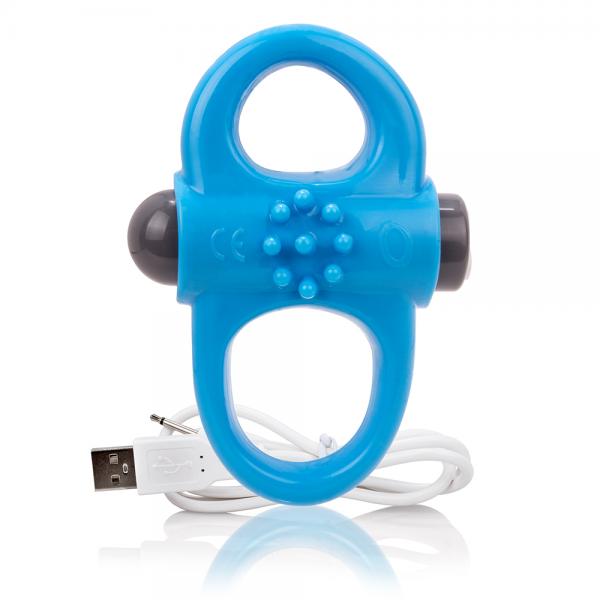 Screaming O Charged Yoga Vibrating Ring Blue-Screaming O Charged-Sexual Toys®