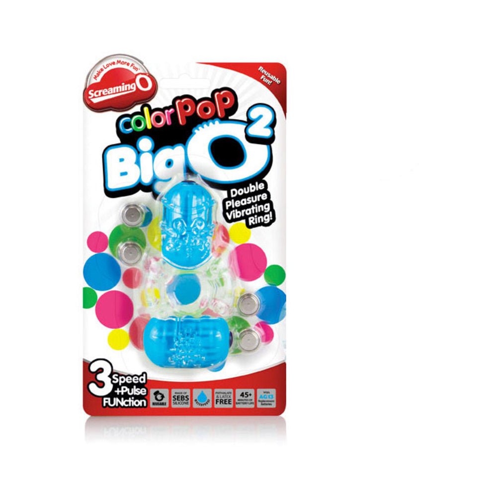 Screaming O Color Pop Big O2 Double Cock Ring-Screaming O Color Pop-Sexual Toys®