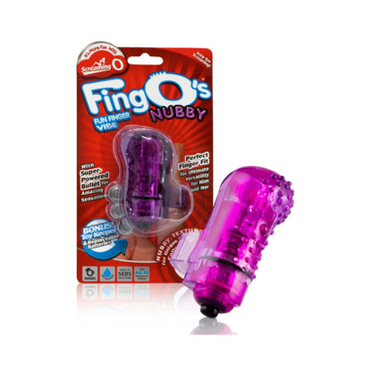 Screaming O FingO Nubby (Purple)-Screaming O-Sexual Toys®