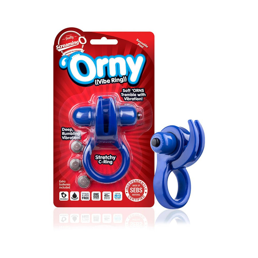 Screaming O Orny Vibe Ring Blue-Screaming O-Sexual Toys®