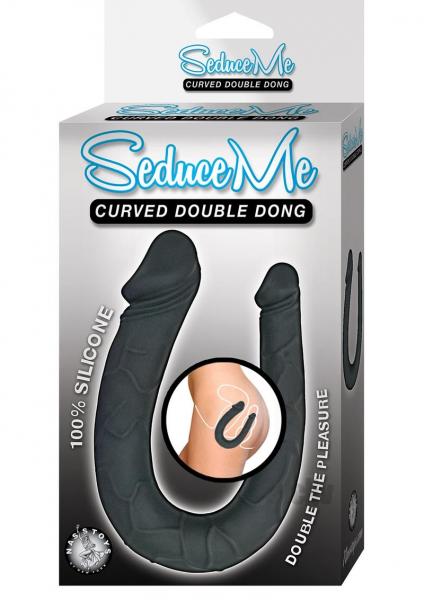 Seduce Me Curved Double Dong Black-Nasstoys-Sexual Toys®
