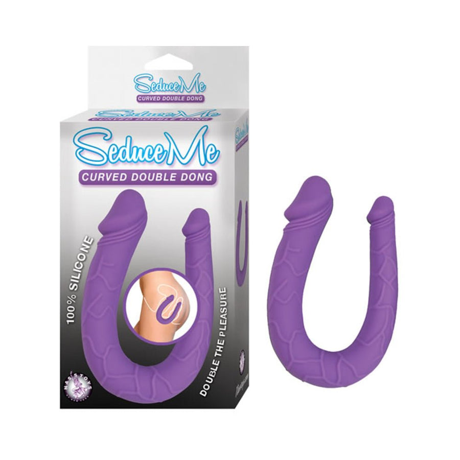 Seduce Me Curved Double Dong Purple-Nasstoys-Sexual Toys®