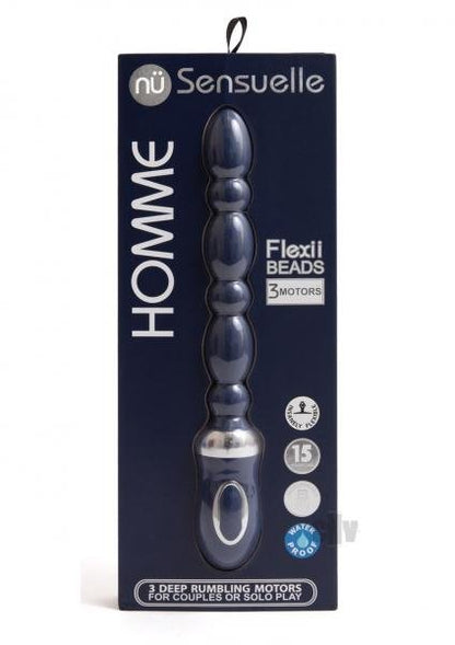 Sensuelle Homme Flexii Beads Navy Blue-blank-Sexual Toys®