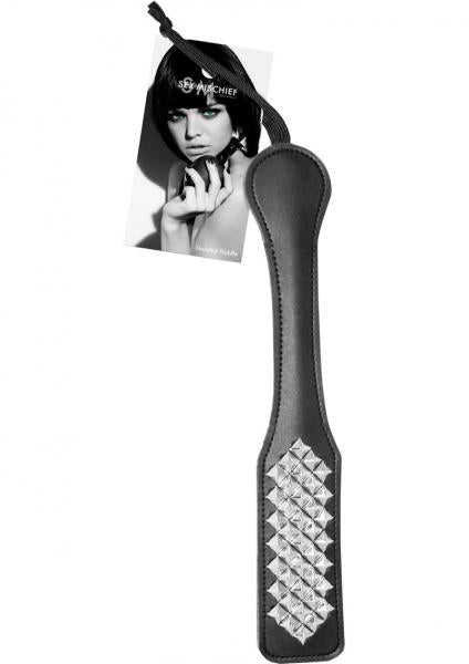 Sex And Mischief Studded Paddle Black-Sportsheets-Sexual Toys®