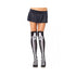 Acrylic Skeleton Over The Knee Socks O/s Black/white-blank-Sexual Toys®