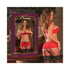 Sexy Santa Bra, Garter, Skirt, G-string & Santa Hat S/m-Magic Silk-Sexual Toys®