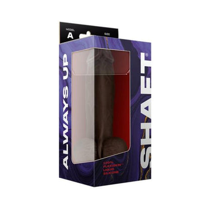 Shaft Model A Liquid Silicone Dong With Balls 8.5 In. Mahogany-Shaft-Sexual Toys®