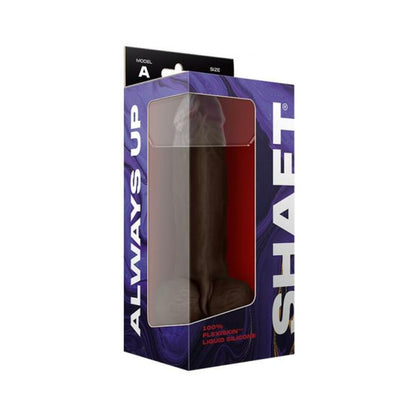 Shaft Model A Liquid Silicone Dong With Balls 9.5 In. Mahogany-Shaft-Sexual Toys®