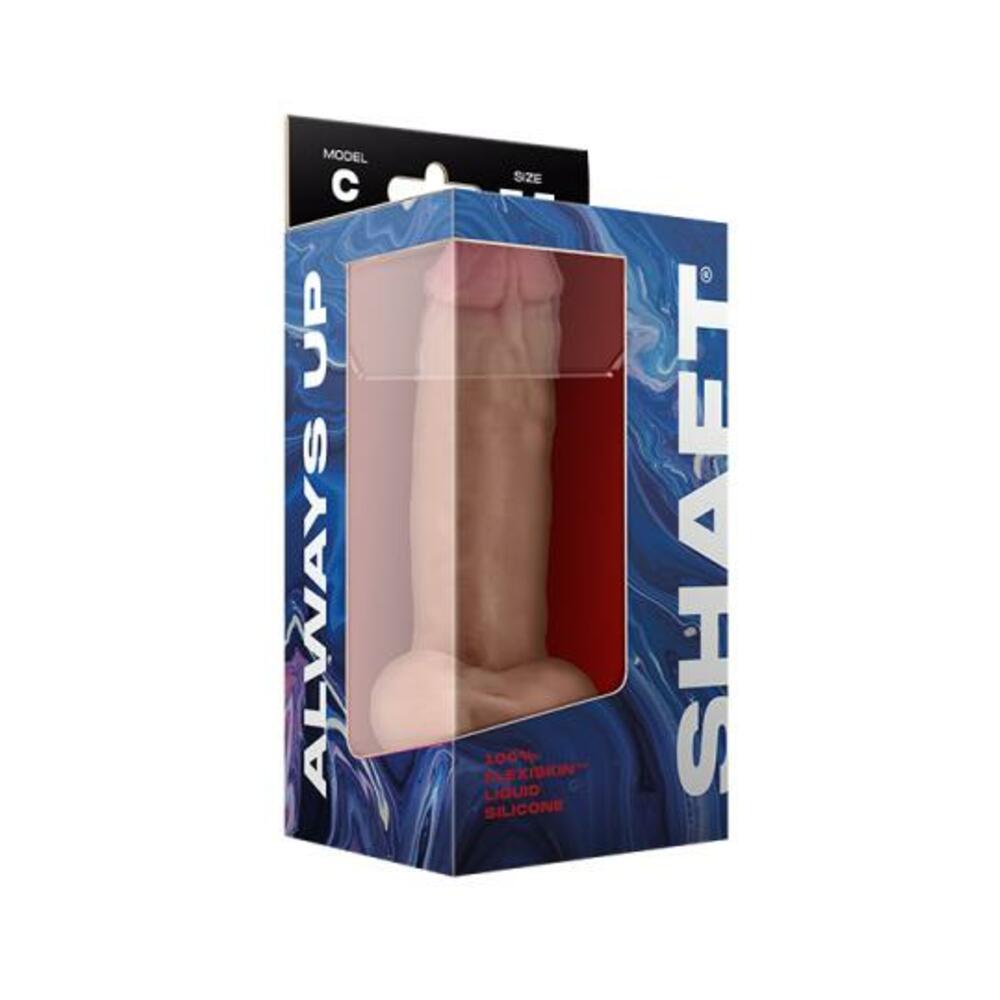 Shaft Model C Liquid Silicone Dong With Balls 7.5 In. Pine-Shaft-Sexual Toys®